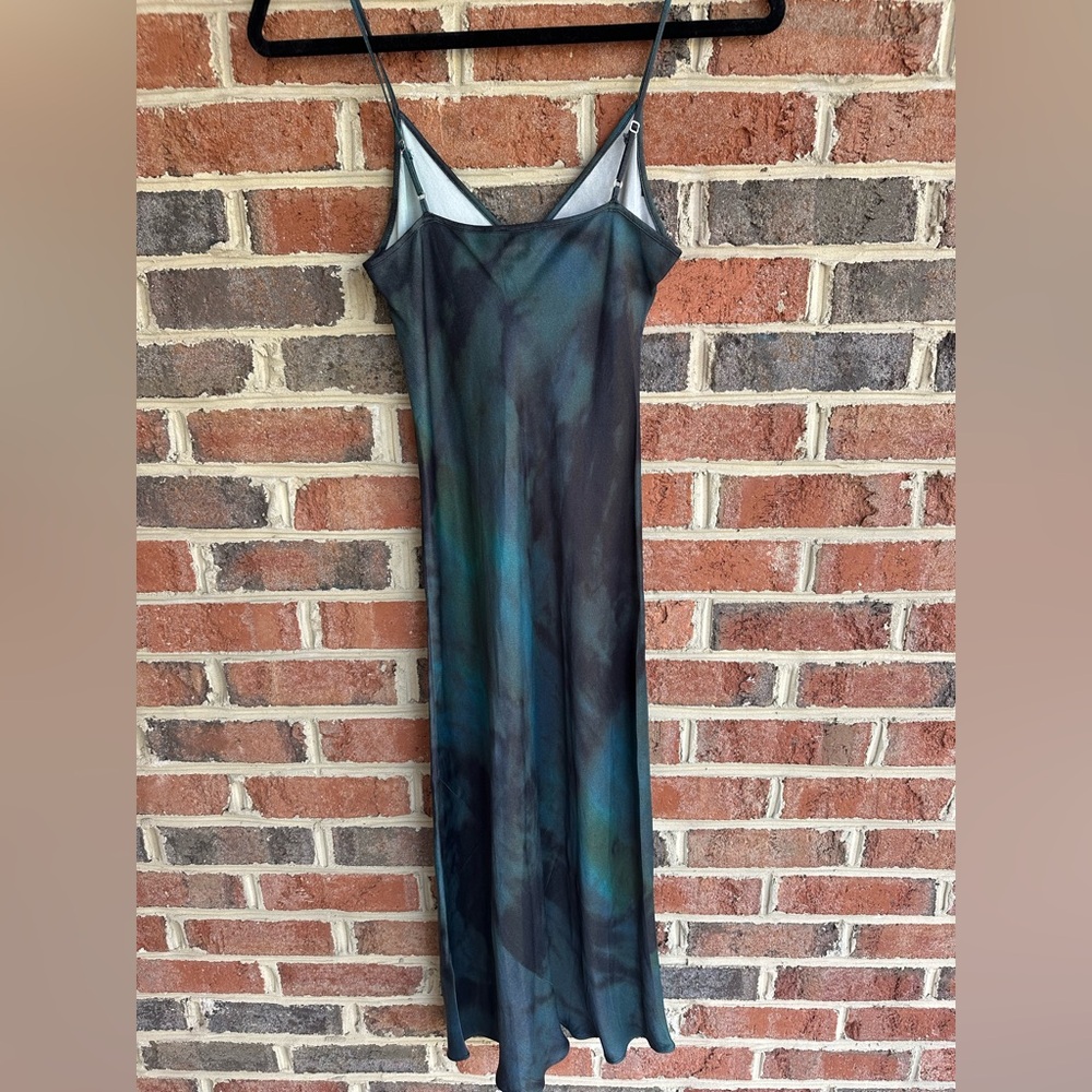 Aritzia Wilfred Tie-Dye Midi Slip Dress | Size XXS - Picture 3 of 8